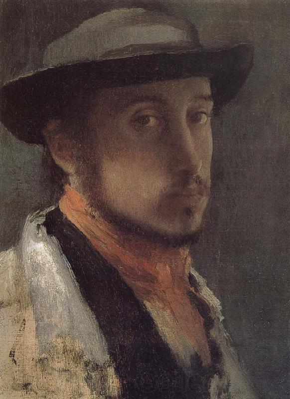 Edgar Degas Self-Portrait Norge oil painting art